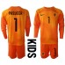 Cheap Netherlands Remko Pasveer #1 Goalkeeper Away Football Kit Children World Cup 2022 Long Sleeve (+ pants)